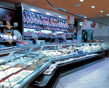 Banco frigo di un supermercato